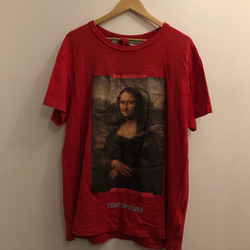 Off White Mona Lisa Temperature Tee